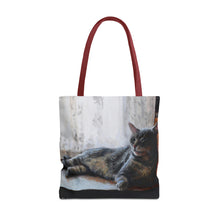 Load image into Gallery viewer, Benjamin Kitty Art of Bruce Strickland Tote Bag (AOP) Collection