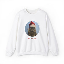 Load image into Gallery viewer, Ho Ho No Christmas Cat Sweatshirt,Cat Lover Sweatshirt,Christmas Gift for Cat Lover,Cat Mom,Cat Lady Gift, Christmas Tabby Cat Sweatshirt