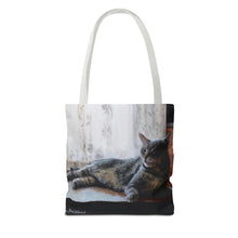 Load image into Gallery viewer, Benjamin Kitty Art of Bruce Strickland Tote Bag (AOP) Collection