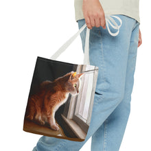 Load image into Gallery viewer, Purrfect View - Art of Bruce Strickland Tote Bag (AOP) Collection