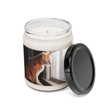 Load image into Gallery viewer, "Purrfect View" Art of Bruce Strickland Collection Scented Soy Candle, 9oz