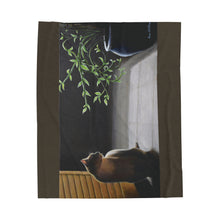 Load image into Gallery viewer, "Evening Reflections" Velveteen Plush Blanket featuring the art of Bruce Strickland