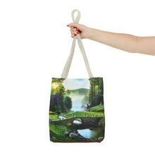Load image into Gallery viewer, Morning in Elkmont - Art of Bruce Strickland Tote Bag (AOP) Collection