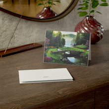 Load image into Gallery viewer, "Morning in Elkmont - Art of Bruce Strickland" Greeting Card 7x5