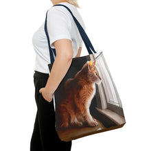 Load image into Gallery viewer, Purrfect View - Art of Bruce Strickland Tote Bag (AOP) Collection