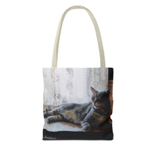 Load image into Gallery viewer, Benjamin Kitty Art of Bruce Strickland Tote Bag (AOP) Collection