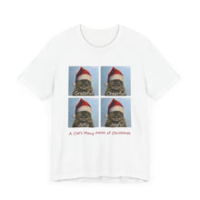 Load image into Gallery viewer, Santa Claudia Christmas Cat Tshirt, Christmas Cat Shirt, Cat T-shirt, Cat Lover T-shirt, Cat Lady Tshirt, Christmas Gift for Cat Lover,Cat Mom