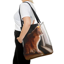 Load image into Gallery viewer, Purrfect View - Art of Bruce Strickland Tote Bag (AOP) Collection