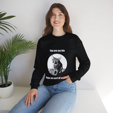 Load image into Gallery viewer, "You are my life Make me part of yours " 001 Black & White Collection - Unisex Heavy Blend™ Crewneck Sweatshirt