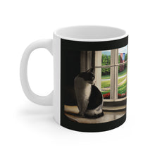 Load image into Gallery viewer, "The Wait" Ceramic Mug 11oz featuring the art of Bruce Strickland