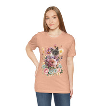 Load image into Gallery viewer, Siamese Pearl Floral Cat, Cat Tshirt Flowers,Floral Cat Shirt, Cat T-shirt, Cat Lover T-shirt, Cat Lady Tshirt, Gift for Cat Lover,Cat Mom
