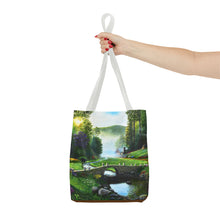 Load image into Gallery viewer, Morning in Elkmont - Art of Bruce Strickland Tote Bag (AOP) Collection