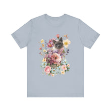 Load image into Gallery viewer, Siamese Pearl Floral Cat, Cat Tshirt Flowers,Floral Cat Shirt, Cat T-shirt, Cat Lover T-shirt, Cat Lady Tshirt, Gift for Cat Lover,Cat Mom