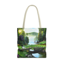 Load image into Gallery viewer, Morning in Elkmont - Art of Bruce Strickland Tote Bag (AOP) Collection