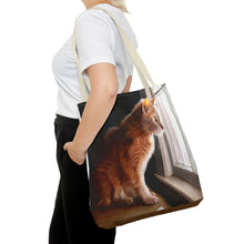 Load image into Gallery viewer, Purrfect View - Art of Bruce Strickland Tote Bag (AOP) Collection