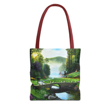 Load image into Gallery viewer, Morning in Elkmont - Art of Bruce Strickland Tote Bag (AOP) Collection