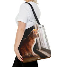 Load image into Gallery viewer, Purrfect View - Art of Bruce Strickland Tote Bag (AOP) Collection