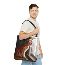 Load image into Gallery viewer, Purrfect View - Art of Bruce Strickland Tote Bag (AOP) Collection