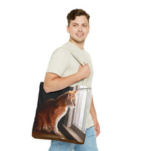 Load image into Gallery viewer, Purrfect View - Art of Bruce Strickland Tote Bag (AOP) Collection