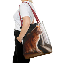 Load image into Gallery viewer, Purrfect View - Art of Bruce Strickland Tote Bag (AOP) Collection