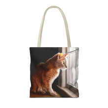 Load image into Gallery viewer, Purrfect View - Art of Bruce Strickland Tote Bag (AOP) Collection