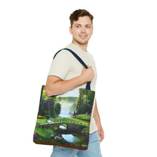 Load image into Gallery viewer, Morning in Elkmont - Art of Bruce Strickland Tote Bag (AOP) Collection