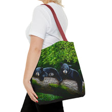 Load image into Gallery viewer, Bear Necessities - Art of Bruce Strickland Tote Bag (AOP) Collection