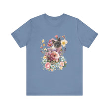 Load image into Gallery viewer, Siamese Pearl Floral Cat, Cat Tshirt Flowers,Floral Cat Shirt, Cat T-shirt, Cat Lover T-shirt, Cat Lady Tshirt, Gift for Cat Lover,Cat Mom