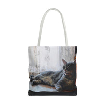 Load image into Gallery viewer, Benjamin Kitty Art of Bruce Strickland Tote Bag (AOP) Collection