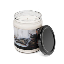 Load image into Gallery viewer, "Benjamin Kitty" Art of Bruce Strickland Collection Scented Soy Candle, 9oz