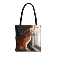 Load image into Gallery viewer, Purrfect View - Art of Bruce Strickland Tote Bag (AOP) Collection