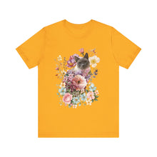 Load image into Gallery viewer, Siamese Pearl Floral Cat, Cat Tshirt Flowers,Floral Cat Shirt, Cat T-shirt, Cat Lover T-shirt, Cat Lady Tshirt, Gift for Cat Lover,Cat Mom