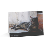 Load image into Gallery viewer, "Benjamin Kitty - Art of Bruce Strickland" Greeting Card 7x5