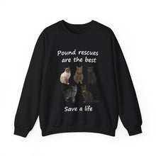 Load image into Gallery viewer, Pound rescues are the best - 003 -Cat Sweatshirt,Cat Lover Sweatshirt,Gift for Cat Lover,Funny Sweatshirt,Cat Mom