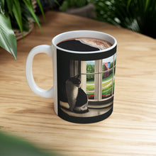 Load image into Gallery viewer, "The Wait" Ceramic Mug 11oz featuring the art of Bruce Strickland