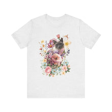 Load image into Gallery viewer, Siamese Pearl Floral Cat, Cat Tshirt Flowers,Floral Cat Shirt, Cat T-shirt, Cat Lover T-shirt, Cat Lady Tshirt, Gift for Cat Lover,Cat Mom