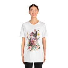 Load image into Gallery viewer, Siamese Pearl Floral Cat, Cat Tshirt Flowers,Floral Cat Shirt, Cat T-shirt, Cat Lover T-shirt, Cat Lady Tshirt, Gift for Cat Lover,Cat Mom