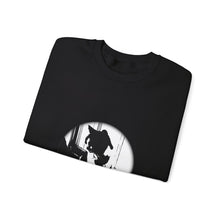 Load image into Gallery viewer, "Home is where my cat is" 001 Black & White Collection - Unisex Heavy Blend™ Crewneck Sweatshirt
