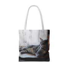 Load image into Gallery viewer, Benjamin Kitty Art of Bruce Strickland Tote Bag (AOP) Collection