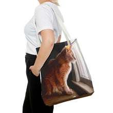 Load image into Gallery viewer, Purrfect View - Art of Bruce Strickland Tote Bag (AOP) Collection