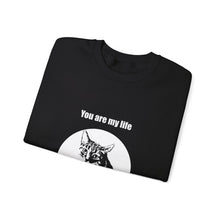 Load image into Gallery viewer, "You are my life Make me part of yours " 001 Black & White Collection - Unisex Heavy Blend™ Crewneck Sweatshirt