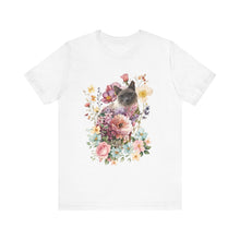 Load image into Gallery viewer, Siamese Pearl Floral Cat, Cat Tshirt Flowers,Floral Cat Shirt, Cat T-shirt, Cat Lover T-shirt, Cat Lady Tshirt, Gift for Cat Lover,Cat Mom