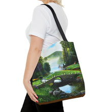 Load image into Gallery viewer, Morning in Elkmont - Art of Bruce Strickland Tote Bag (AOP) Collection