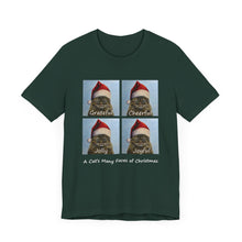 Load image into Gallery viewer, Santa Claudia Christmas Cat Tshirt, Christmas Cat Shirt, Cat T-shirt, Cat Lover T-shirt, Cat Lady Tshirt, Christmas Gift for Cat Lover,Cat Mom