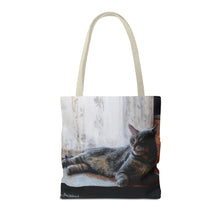 Load image into Gallery viewer, Benjamin Kitty Art of Bruce Strickland Tote Bag (AOP) Collection