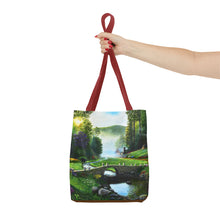 Load image into Gallery viewer, Morning in Elkmont - Art of Bruce Strickland Tote Bag (AOP) Collection