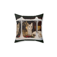 Load image into Gallery viewer, "Christmas Wishes" Throw Pillow - featuring the art of Bruce Strickland