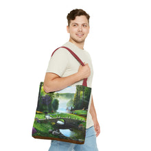 Load image into Gallery viewer, Morning in Elkmont - Art of Bruce Strickland Tote Bag (AOP) Collection
