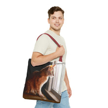 Load image into Gallery viewer, Purrfect View - Art of Bruce Strickland Tote Bag (AOP) Collection