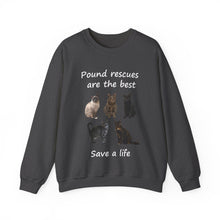 Load image into Gallery viewer, Pound rescues are the best - 003 -Cat Sweatshirt,Cat Lover Sweatshirt,Gift for Cat Lover,Funny Sweatshirt,Cat Mom